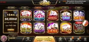 Top 5 game bài cá cược hấp dẫn không thể bỏ qua tại Go88 online