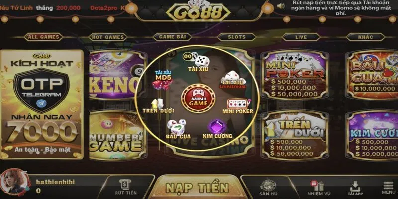 Trên dưới tại Go88 online