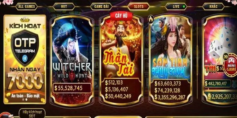 Yếu tố tạo nên sức hấp dẫn của slots Thần Tài Go 88