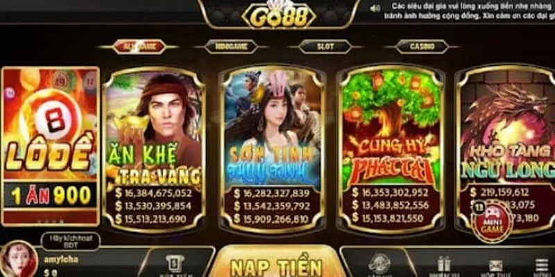 Đánh giá chất lượng game nổ hũ tại Go 88