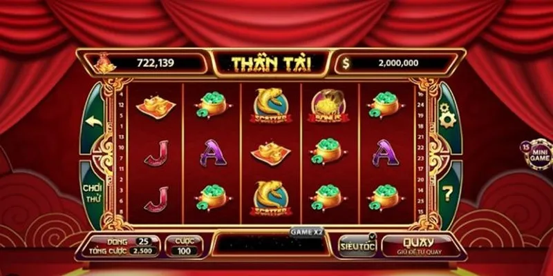 Các tính năng có trong slots Thần Tài Go88