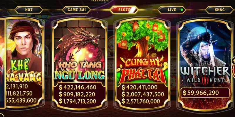 Yếu tố tạo sức hấp dẫn của slots Kho tàng ngũ long Go88