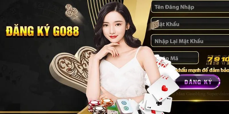 Đăng ký tài khoản tại nhà cái Go88