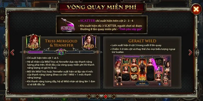 Các tính năng cung cấp trong The Witcher Go88 Android