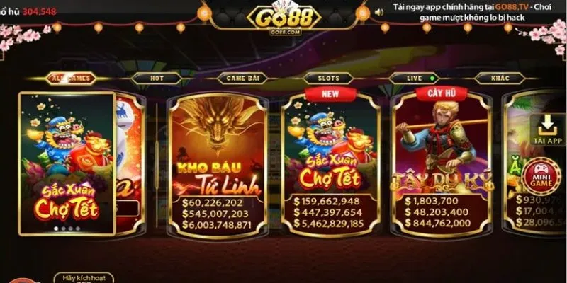 Đánh giá chất lượng slots Sắc xuân chợ tết tại Go88 IOS