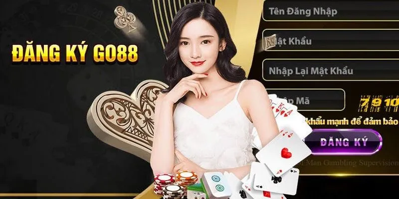 Đăng ký tài khoản cùng nhà game Go88