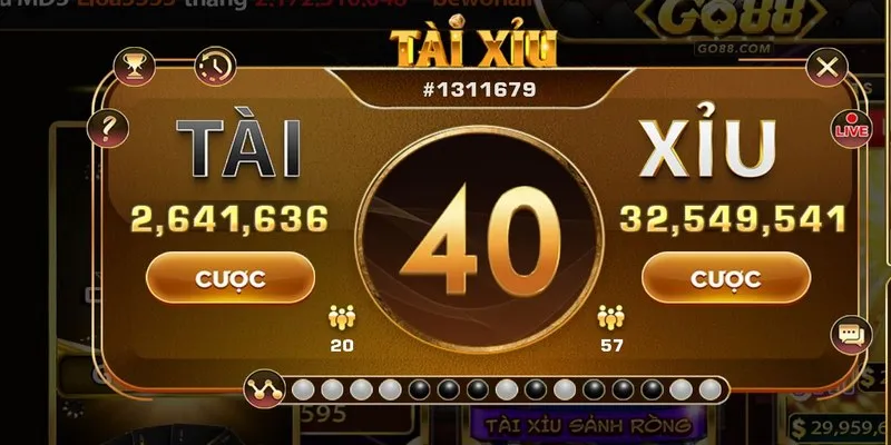 Các bước tham gia chơi game Tài xỉu  Livestream đơn giản