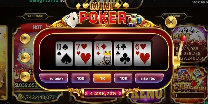 Lưu ý khi đầu tư cược Mini Poker khi tải Go88