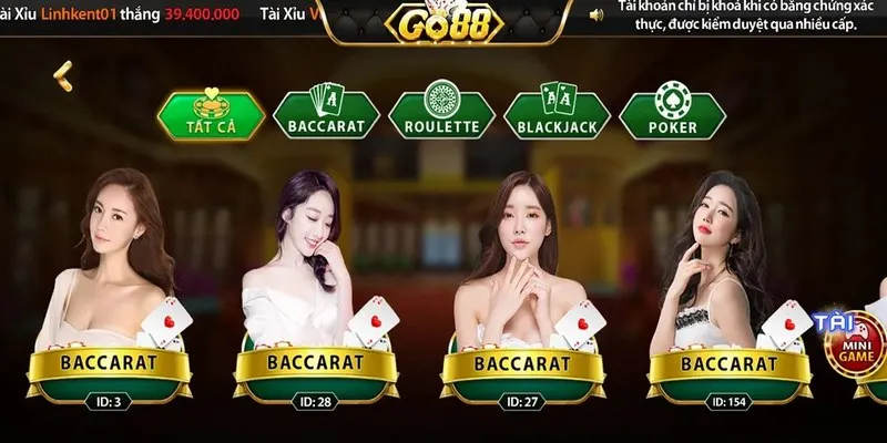 Đánh giá chất lượng Casino trực tuyến tại Go 88