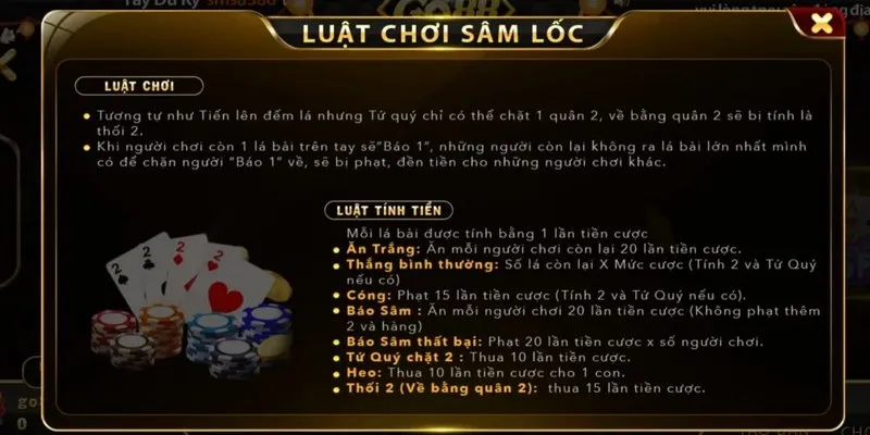 Chưa nắm rõ về luật chơi game bài Sâm