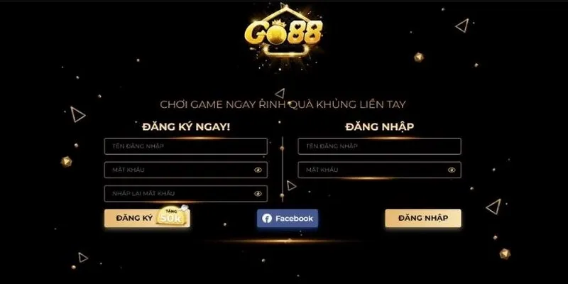 Tạo tài khoản cá nhân tại Go 88