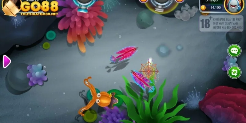 Chế độ bắn cá đa dạng hấp dẫn